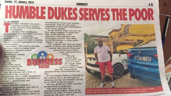 HUMBLE “DUKES” SERVES THE POOR